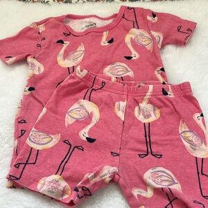 Carters | Flamingo Shorts Jammie’s | 3T